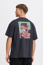 !Solid T-Shirt SDNOJUS Dunkelgrau/Schwarz/Grau/Dunkelgrün