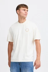 !Solid T-Shirt SDNOJUS Khaki/Weiß/Beige/Creme