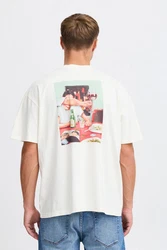 !Solid T-Shirt SDNOJUS Khaki/Weiß/Beige/Creme