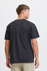 !Solid T-Shirt mit Print Braun/Grün/Schwarz