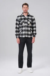 Miracle of Denim Hemdjacke Men Shirt Schwarz/Blau/Hellblau/Rot/Weiß/Grau