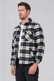 Hemdjacke Herren Flanell-Hemdjacke bergangsjacke Overshirt