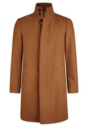 HECHTER PARIS Mantel mit Stehkragen (1-tlg) Braun/Orange/Rot