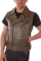 Lederjacke Herren Lederjacke Litholess Giacca Bikerstyle