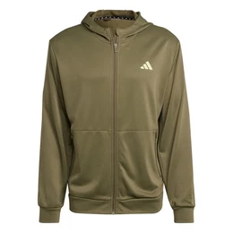 Kapuzensweatshirt TRAIN ESSENTIALS SEASONAL Herren Trainingsjacke grn