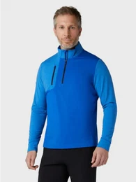 Longsweatshirt Golf Layer Wasserabweisend Blau Herren M
