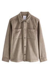 Hemdjacke Hemdjacke aus Cord mit zwei Taschen aus Baumwolle (1-St)