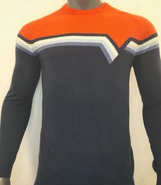 Longsweatshirt Pullover Crew Neck BlauHerren M