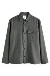 Next Hemdjacke Dunkelgrau/Hellgrau/Grau