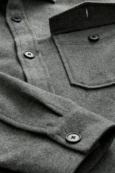 Next Hemdjacke Dunkelgrau/Hellgrau/Grau