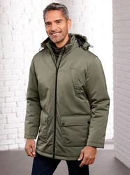 Sieh an! Funktionsjacke Kapuzenjacke Dunkelgrün/Khaki/Grün