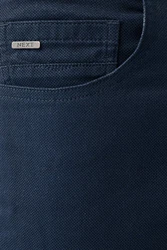 Next Hose Slim Fit Motion Flex Dunkelblau/Blau