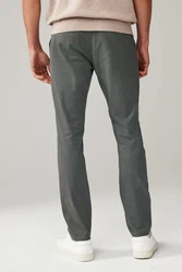 Next Chinohose Skinny Fit Chinohose mit Stretch Dunkelgrau/Grau