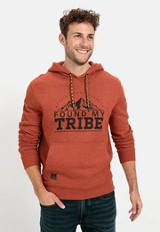 Kapuzenpullover aus einem Baumwollmix (1-tlg)