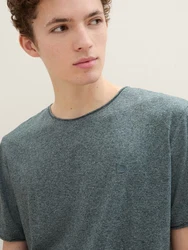TOM TAILOR DENIM T-Shirt Grau/Grün/Dunkelgrau/Dunkelgrün/Türkis/Hellgrau