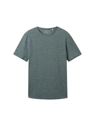 TOM TAILOR DENIM T-Shirt Grau/Grün/Dunkelgrau/Dunkelgrün/Türkis/Hellgrau