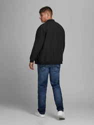 Jack & Jones Blouson Leichte Bomber Jacke Plus Size JJERUSH (4382) Schwarz (4382)