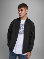 Jack & Jones Blouson Leichte Bomber Jacke Plus Size JJERUSH (4382) Schwarz (4382)