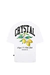 Crystal Paris T-Shirt Polo Club Gelb/Weiß/Creme