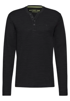 STREET ONE MEN Langarmshirt Dunkelgrau/Schwarz/Grau/Beige STREET ONE MEN Langarmshirt Dunkelgrau/Schwarz/Grau/Beige