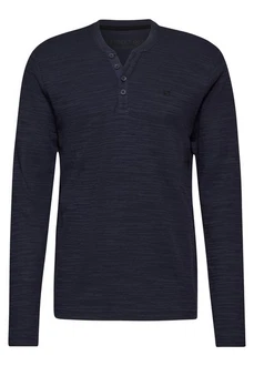 STREET ONE MEN Langarmshirt Dunkelblau/Blau STREET ONE MEN Langarmshirt Dunkelblau/Blau