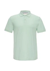 s.Oliver Kurzarmshirt Poloshirt Hellgrün/Grün