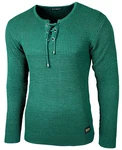 Baxboy Herren Pullover Slim Fit Rundhals Strick-Pullover Rundkragen Moderner Longsleeve (BB-52132) Dunkelgrün/Grün Baxboy Herren Pullover Slim Fit Rundhals Strick-Pullover Rundkragen Moderner Longsleeve (BB-52132) Dunkelgrün/Grün