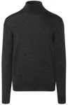 MAERZ Muenchen Strickpullover Rollkragen Dunkelgrau/Grau/Schwarz