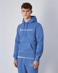 Champion Authentic Athletic Apparel Sweatshirt Hooded Hoodie Blau/blau