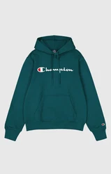 Champion Authentic Athletic Apparel Sweatshirt Hooded Hoodie Laubgrün