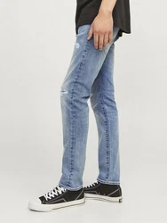 Jack & Jones Slim-fit-Jeans JJIGlenn JJFox Blau/Hellblau