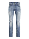 Jack & Jones Slim-fit-Jeans JJIGlenn JJFox Blau/Hellblau