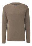 QS Rundhalspullover Casual Dunkelgrün/Khaki