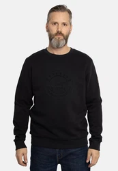 FORSBERG Sweatshirt 3D Logo Dunkelblau/Blau/Schwarz