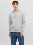 Jack & Jones Sweatshirt JJEBradley Grau/Hellgrau