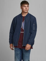 Jack & Jones Blouson Leichte Bomber Jacke Plus Size JJERUSH (4382) Blau (4382)
