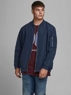 Jack & Jones Blouson Leichte Bomber Jacke Plus Size JJERUSH (4382) Blau (4382) Jack & Jones Blouson Leichte Bomber Jacke Plus Size JJERUSH (4382) Blau (4382)