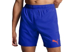 PUMA Badeshorts Mid Shorts Blau/Dunkelblau/Hellblau