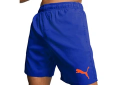 PUMA Badeshorts Mid Shorts Blau/Dunkelblau/Hellblau