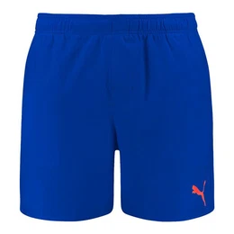 Badeshorts Badeshorts Mid Shorts mit Markenlogo auf dem linken Bein