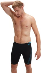 Speedo Badehose Hyperboom Splice Jammer SCHWARZ/BLAU
