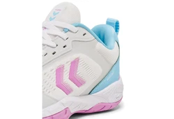 hummel SPEED COURT Handballschuh Weiß/Hellblau/Rosa