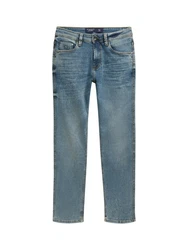 TOM TAILOR Straight-Jeans MARVIN Blau/Hellblau