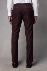 Next Anzughose Strukturiert Tailored Fit Dunkelrot/Bordeaux/Rosa/Lila