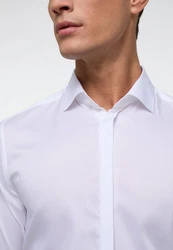 Eterna Langarmhemd SLIM FIT Weiß/Braun/Creme/Dunkelblau/Dunkelrot