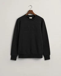 Gant Sweatshirt TONAL ARCHIVE SHIELD Schwarz/Dunkelgrau/Dunkelblau/Grau