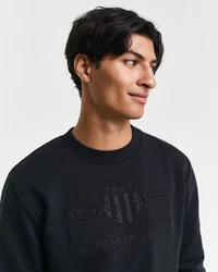 Gant Sweatshirt TONAL ARCHIVE SHIELD Schwarz/Dunkelgrau/Dunkelblau/Grau