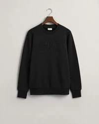 Gant Sweatshirt TONAL ARCHIVE SHIELD Schwarz/Dunkelgrau/Dunkelblau/Grau