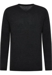 Eterna T-Shirt Dunkelgrau/Grau/Schwarz