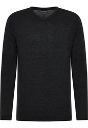 Eterna T-Shirt Dunkelgrau/Grau/Schwarz